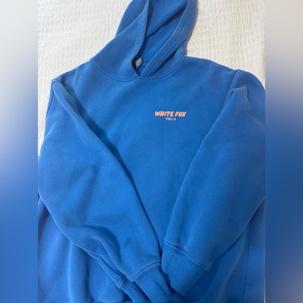 White Mountain Blue Hoodie